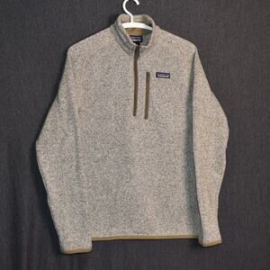 Patagonia Men's Small Quarter Zip Better Sweater Pullover Fleece